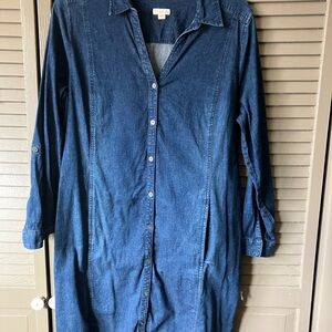 Denim Long Sleeve Dress